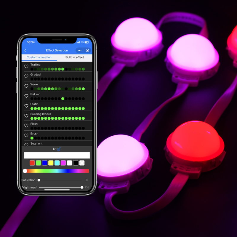 點光源50RGB 7PCS DC24V IP68防水  - 4